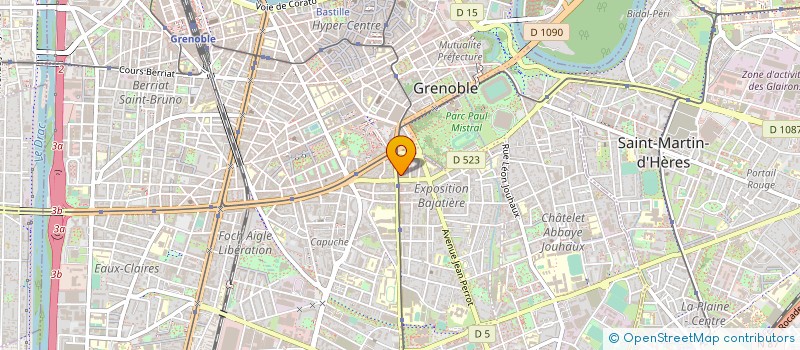 localisation de l'entreprise AGENCE AGEMA à GRENOBLE