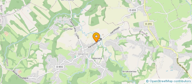 localisation de l'entreprise AGENCE AGUR  BIDART