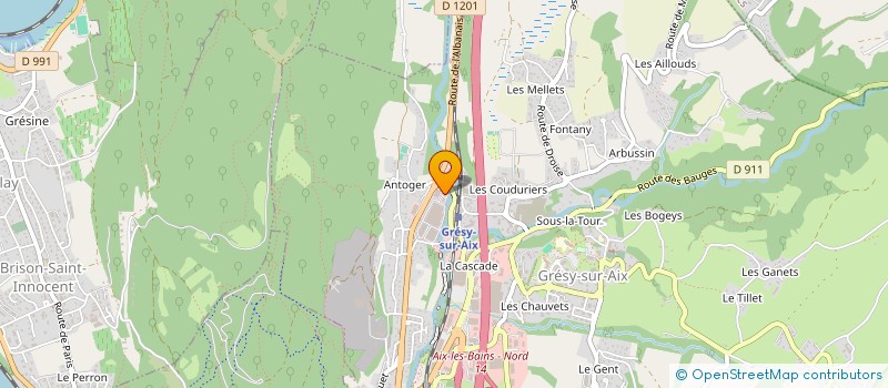 localisation de l'entreprise AGENCE AIX-LES-BAINS RIVIERA DES ALPES à GRESY-SUR-AIX