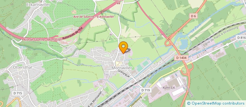 localisation de l'entreprise AGENCE ALAIN KOEHLER  MONSWILLER