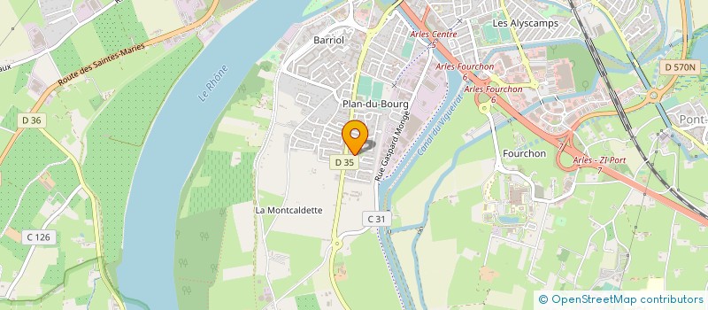 localisation de l'entreprise AGENCE ALARME SECURITE ET GARDIENNAGE à ARLES