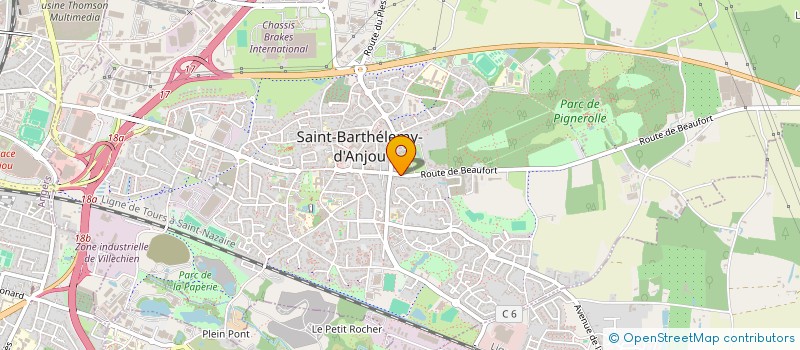 localisation de l'entreprise AGENCE ALBATOR  LOIRE-AUTHION