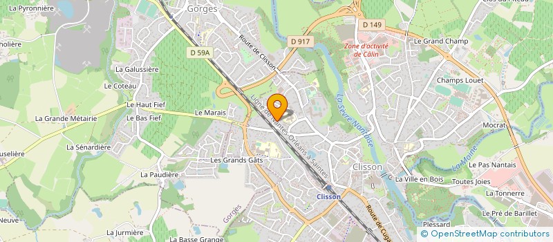 localisation de l'entreprise AGENCE ALBERT - AGENT WEINIG à CLISSON