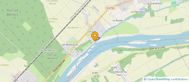 localisation de l'entreprise AGENCE ALEGRIA  COUR-SUR-LOIRE