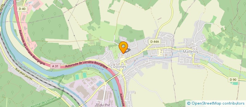 localisation de l'entreprise AGENCE ALERION  CUSTINES