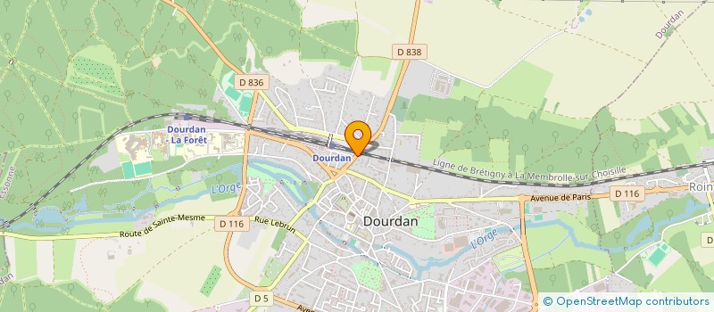 localisation de l'entreprise AGENCE ALLIANCE EXPERT à DOURDAN