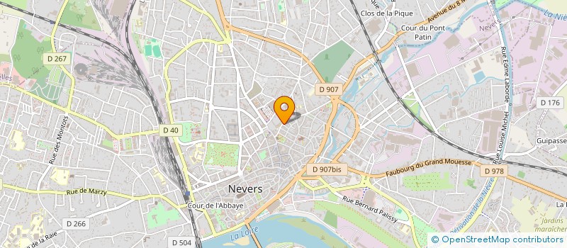 localisation de l'entreprise AGENCE ALLIANCE IMMOBILIER SERVICE à NEVERS