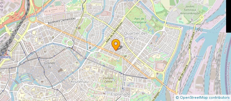 localisation de l'entreprise AGENCE ALS.DE L'OR ET METAUX PRECIEUX à STRASBOURG