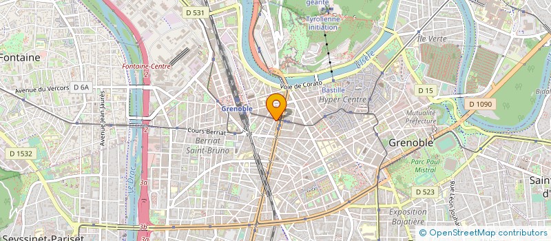 localisation de l'entreprise AGENCE ALSACE LORRAINE  GRENOBLE