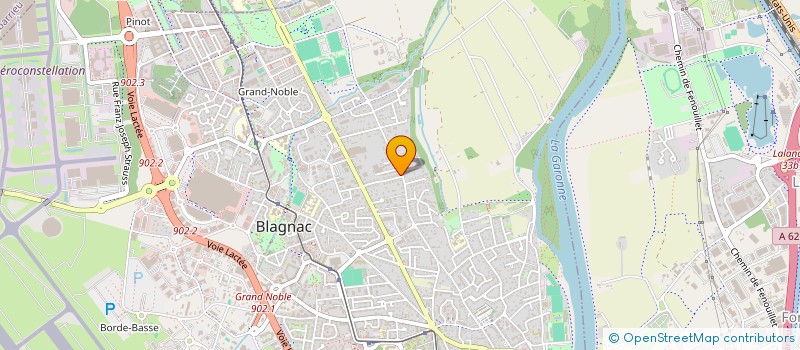 localisation de l'entreprise AGENCE AMELIORATION DE L'HABITAT à BLAGNAC