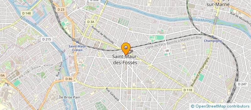 localisation de l'entreprise AGENCE AMICIS IMMOBILIER à SAINT-MAUR-DES-FOSSES