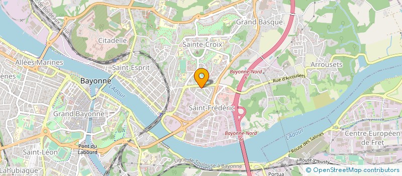 localisation de l'entreprise AGENCE AMPLITUDE EN COMMUNICATION à BAYONNE