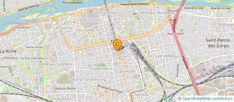 localisation de l'entreprise AGENCE API-FRANCE à TOURS