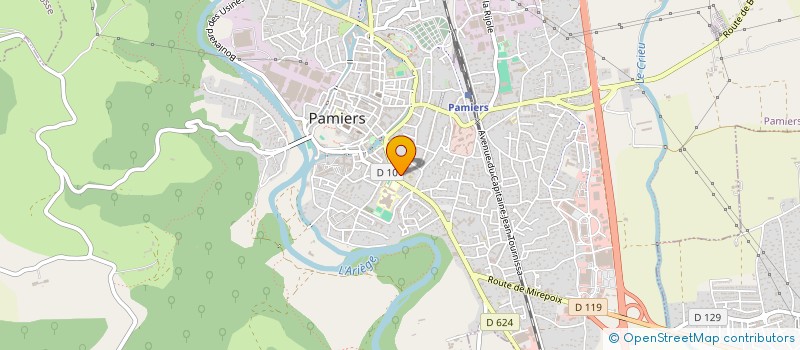 localisation de l'entreprise AGENCE APPAMEENNE DE TAXIS à PAMIERS