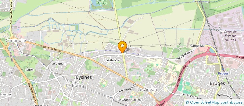 localisation de l'entreprise AGENCE AQUITAINE DE SERVICES à EYSINES