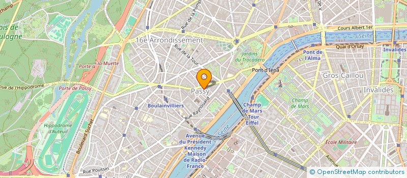 localisation de l'entreprise AGENCE ARCHITECTURE ANDRE FRISCHLANDER  PARIS