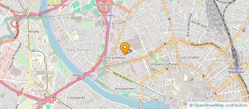 localisation de l'entreprise AGENCE AREA  TOULOUSE