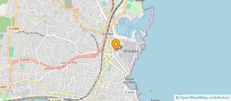 localisation de l'entreprise AGENCE ARES à ANTIBES