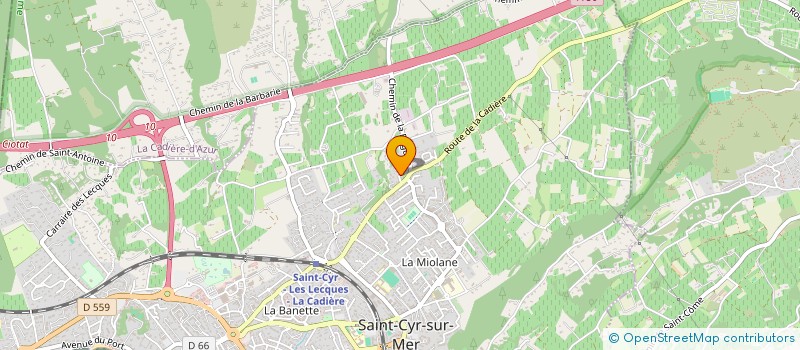 localisation de l'entreprise AGENCE ARNAUD & ASSOCIES  LE BEAUSSET