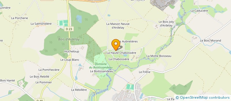 localisation de l'entreprise AGENCE ARTEA à LES HERBIERS
