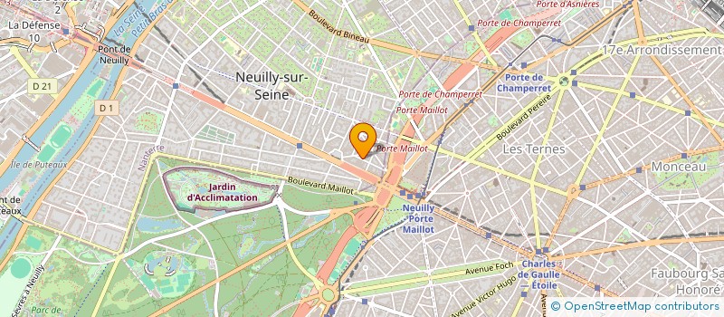 localisation de l'entreprise AGENCE ARTISTIQUE BERENICE BARRE à NEUILLY-SUR-SEINE