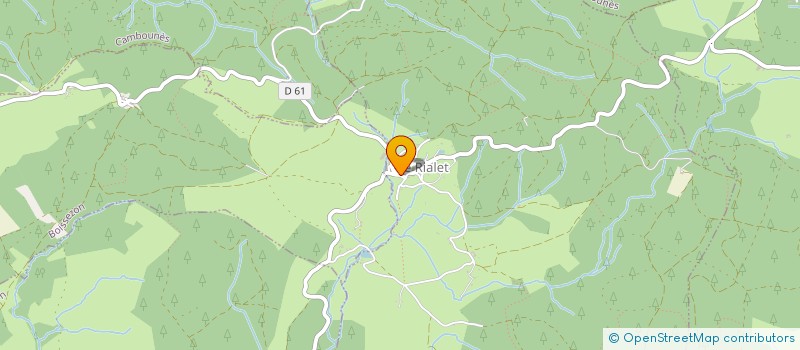 localisation de l'entreprise AGENCE ARTISTIQUE JOHNNY MORENO  SAINT-AMANS-SOULT