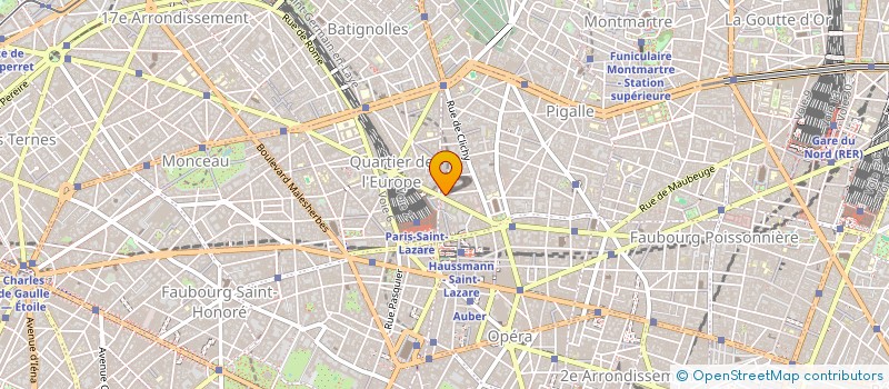 localisation de l'entreprise AGENCE ARTISTIQUE SEZNY FLANDRIN  PARIS