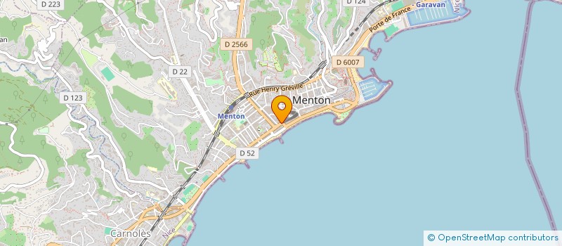 localisation de l'entreprise AGENCE AS IMMO à MENTON