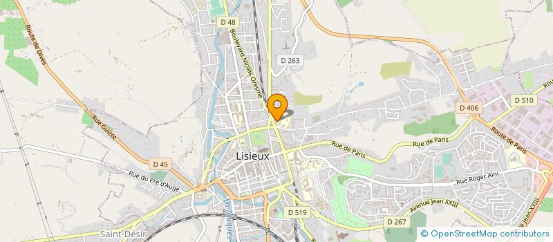 localisation de l'entreprise AGENCE ASSISTANCE ADMINISTRAT à LISIEUX