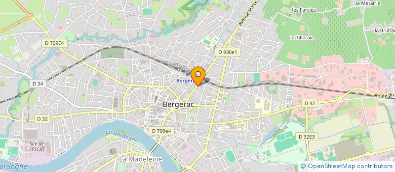 localisation de l'entreprise AGENCE ASSISTANCE SERVICES CONSEILS à BERGERAC