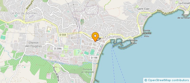 localisation de l'entreprise AGENCE ASSOCIES B.C.C.W. à BORMES-LES-MIMOSAS