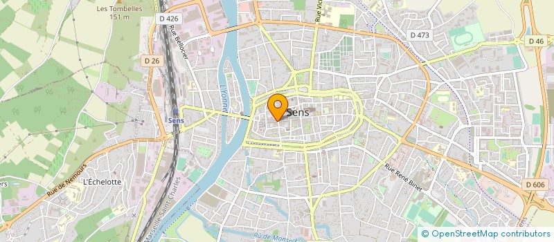 localisation de l'entreprise AGENCE ATHENA à SENS