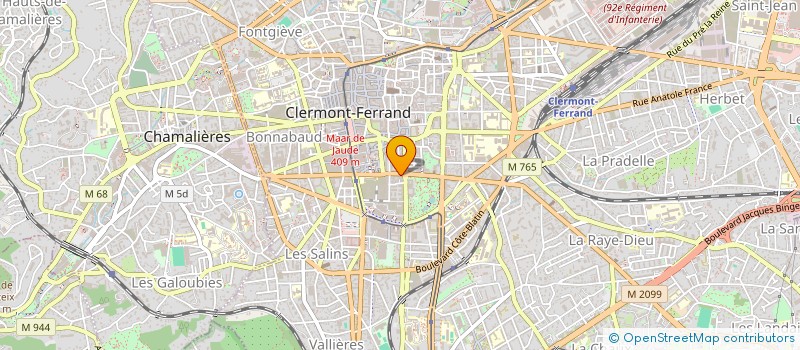 localisation de l'entreprise AGENCE ATHENA AUVERGNE  CLERMONT-FERRAND