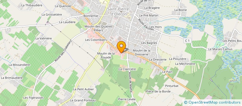 localisation de l'entreprise AGENCE ATLANTIQUE L'IMMOBILIER EN OLERON  SAINT-PIERRE-D'OLERON