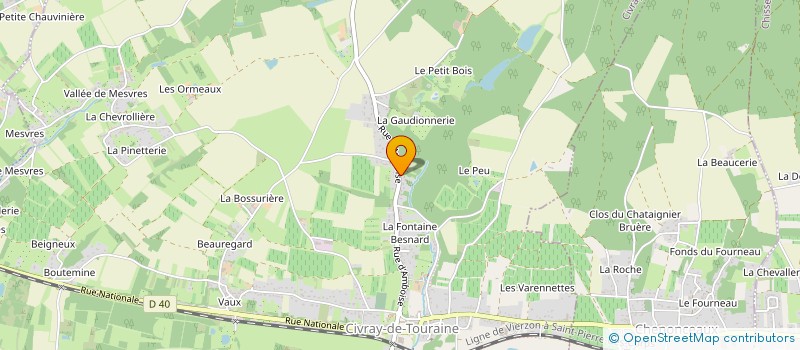 localisation de l'entreprise AGENCE AUREA  CIVRAY-DE-TOURAINE