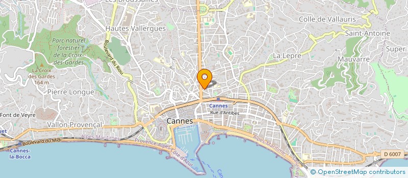 localisation de l'entreprise AGENCE AURELIEN AZUR à CANNES