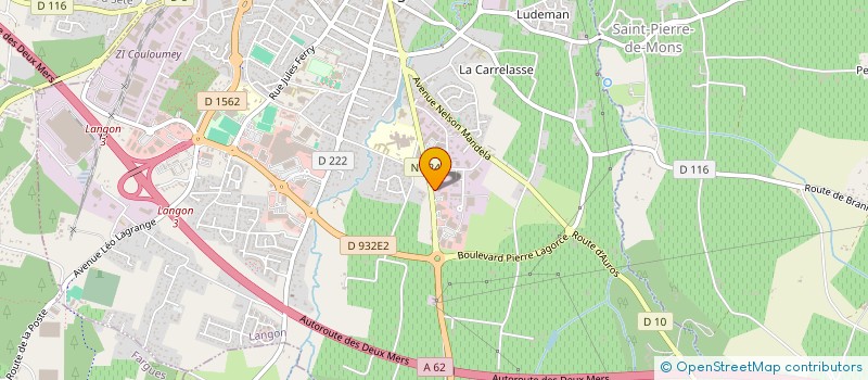 localisation de l'entreprise AGENCE AUTO CONSEIL  MAZERES