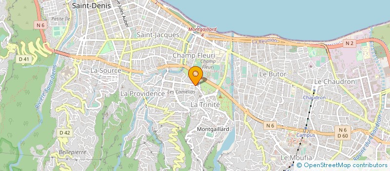 localisation de l'entreprise AGENCE AUTO.RE à SAINT-DENIS