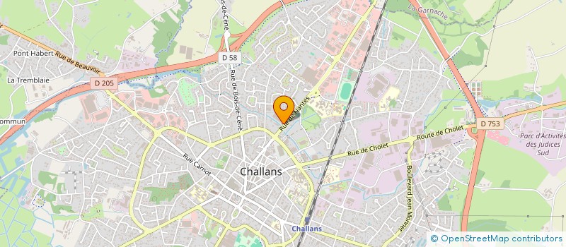 localisation de l'entreprise AGENCE AUTOMOBILE SERVICES CHALLANS à CHALLANS