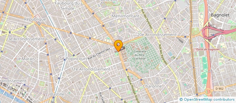 localisation de l'entreprise AGENCE AUTOMOBILES  PARIS