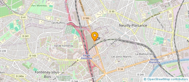 localisation de l'entreprise AGENCE AUXILIAIRE DE SECURITE PRIVEE à FONTENAY-SOUS-BOIS