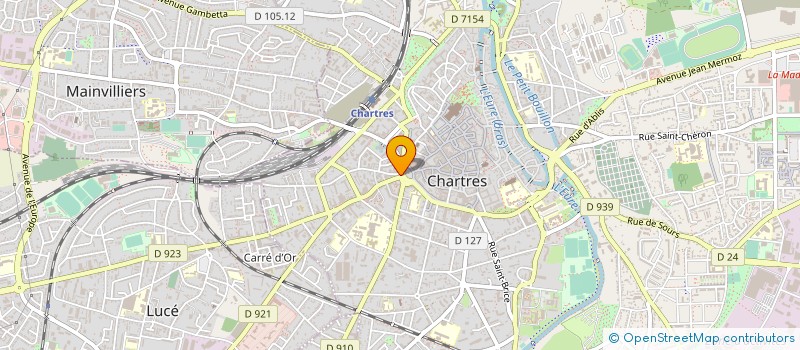 localisation de l'entreprise AGENCE AVENIR H.L. IMMOBILIER à CHARTRES