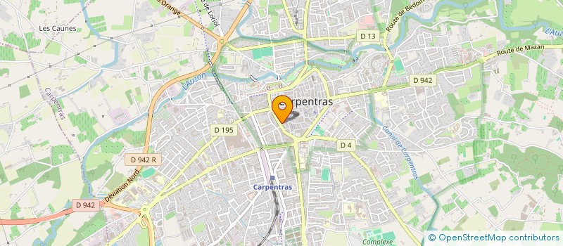 localisation de l'entreprise AGENCE AZ IMMOBILIER à CARPENTRAS