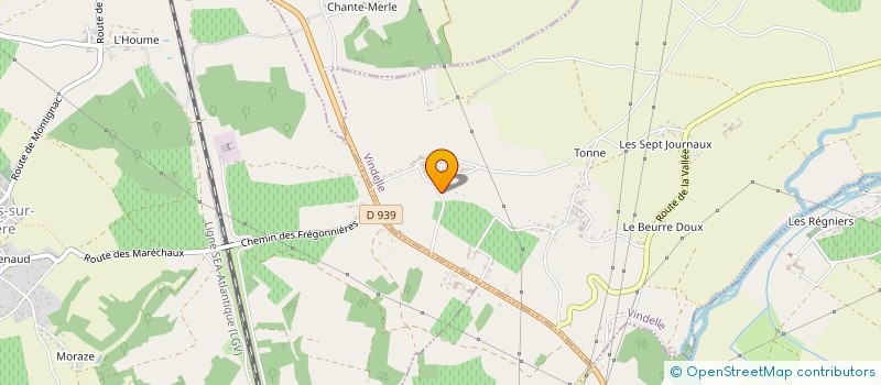 localisation de l'entreprise AGENCE B à VINDELLE