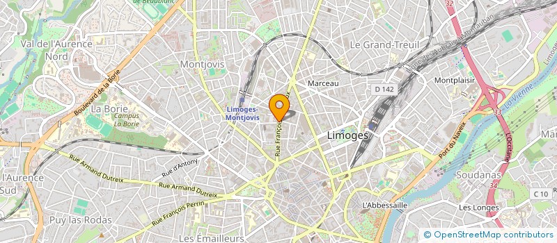localisation de l'entreprise AGENCE BAD MONKEY à LIMOGES