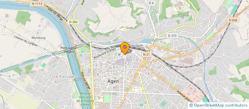 localisation de l'entreprise AGENCE BAILLES  AGEN