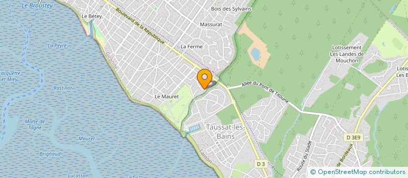 localisation de l'entreprise AGENCE BARREL à ANDERNOS-LES-BAINS