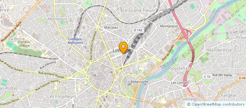 localisation de l'entreprise AGENCE BAS TOMASI à LIMOGES