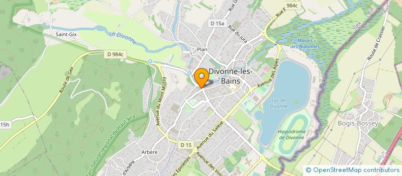 localisation de l'entreprise AGENCE BASTIEN PROMOTION  DIVONNE-LES-BAINS