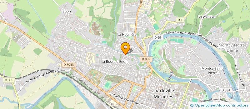 localisation de l'entreprise AGENCE BATIMENT CONSEIL à CHARLEVILLE-MEZIERES